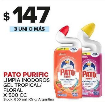 Carrefour Maxi Limpiador de baños pato purific 500 cc oferta