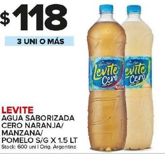 Carrefour Maxi Agua con sabor levité oferta