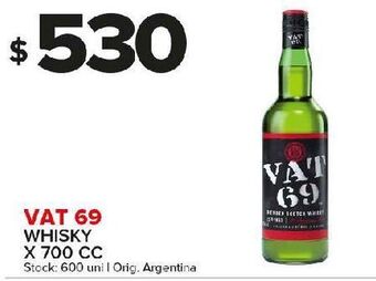 Carrefour Maxi Whisky vat 69 x 700 cc oferta