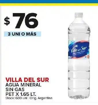 Carrefour Maxi Agua mineral sin gas villa del sur oferta