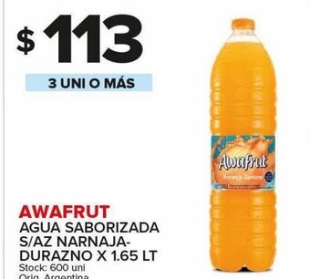 Carrefour Maxi Agua saborizada awafrut 1,65l oferta