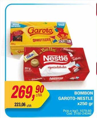 Maxiconsumo Bombon Garoto-nestle oferta