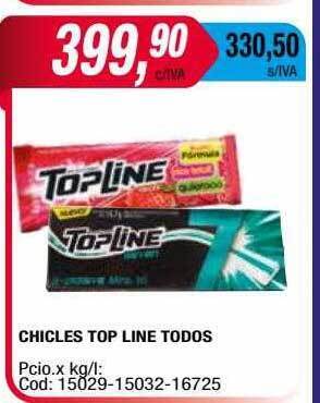 Maxiconsumo Chicles Top Line Todos oferta