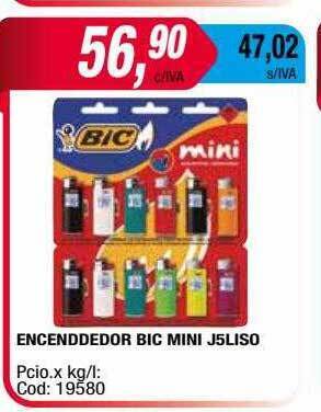 Maxiconsumo Encendedor Bic Mini J5liso oferta