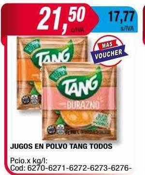 Maxiconsumo Jugos En Polvo Tang Todos oferta