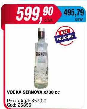 Maxiconsumo Vodka Sernova oferta
