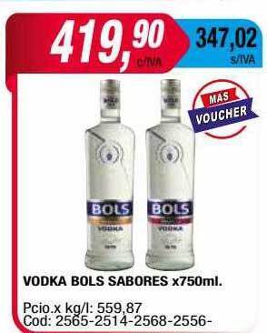 Maxiconsumo Vodka Bols Sabores oferta