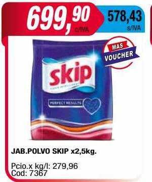 Maxiconsumo Jab Polvo Skip oferta