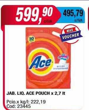 Maxiconsumo Jab Liq Ace Pouch oferta