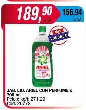 Maxiconsumo Jab Liq Ariel Con Perfume oferta