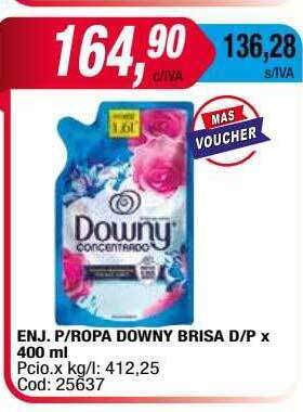 Maxiconsumo Enj P Ropa Downy Brisa D P oferta