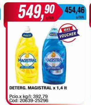 Maxiconsumo Deterg Magistral oferta
