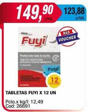 Maxiconsumo Tabletas Fuyi oferta