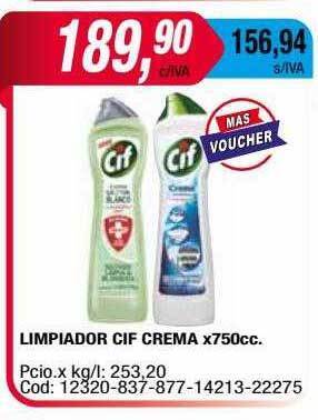 Maxiconsumo Limpiador Cif Crema oferta