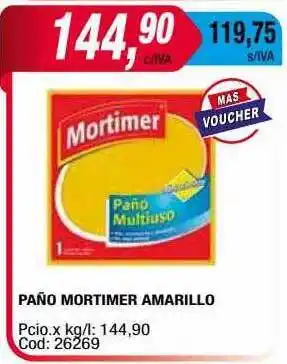 Maxiconsumo Paño Mortimer Amarillo oferta