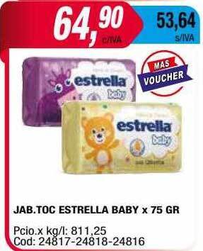 Maxiconsumo Jab Toc Estrella Baby oferta