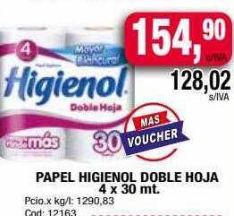 Maxiconsumo Papel Higienol Doble Hoja oferta