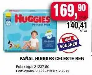 Maxiconsumo Pañal Huggies Celeste Reg oferta