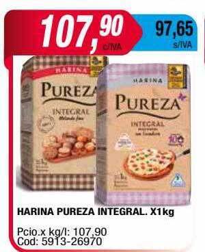 Maxiconsumo Harina Pureza Integral oferta