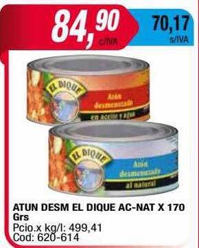Maxiconsumo Atun Desm El Dique Ac-nat oferta