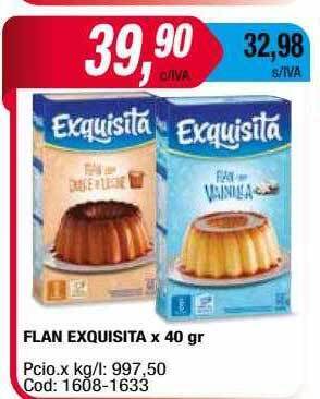 Maxiconsumo Flan Exquisita oferta