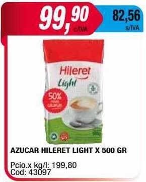 Maxiconsumo Azucar Hileret Light oferta