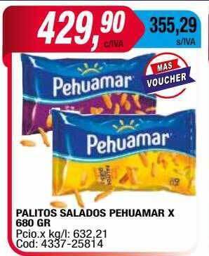 Maxiconsumo Palitos Salados Pehuamar oferta