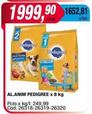 Maxiconsumo Al Anim Pedigree oferta