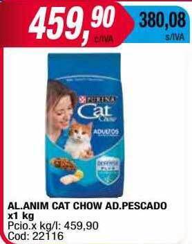 Maxiconsumo Al Anim Cat Chow Ad Pescado oferta