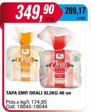 Maxiconsumo Tapa Emp Orali oferta