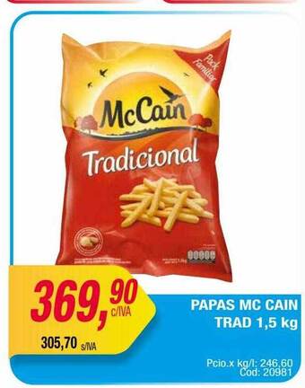 Maxiconsumo Papas Mc Cain Trad oferta