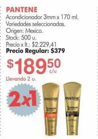 Pantene Acondicionador 3mm
