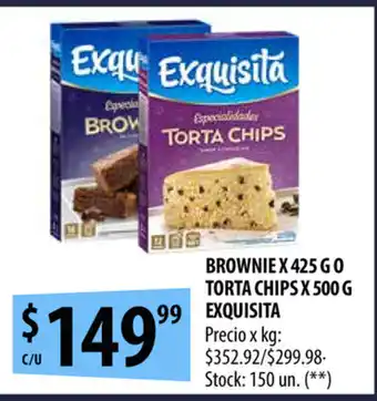 Punto Mayorista Exquisita Brownie x 425g o Torta Chips x 500g oferta