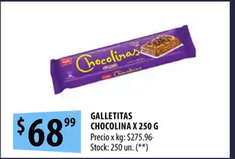 Punto Mayorista Chocolina Galletitas x 250g oferta