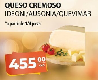 El Milagro Mayorista Queso Cremoso Ideoni/Ausonia/Quevimar oferta