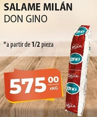 El Milagro Mayorista Salame Milán Don Gino oferta