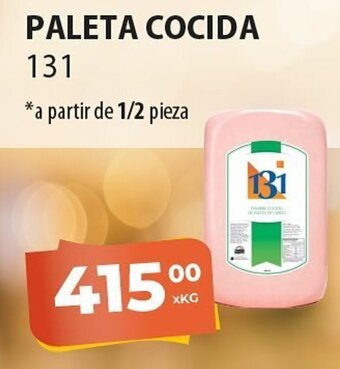 El Milagro Mayorista Paleta Cocida 131 oferta
