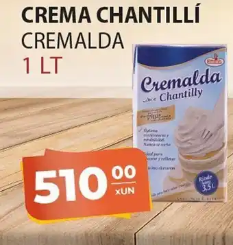 El Milagro Mayorista Crema Chantillí Cremalda 1lt oferta
