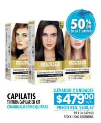 Pigmento Capilatis Tintura Capilar en Kit oferta