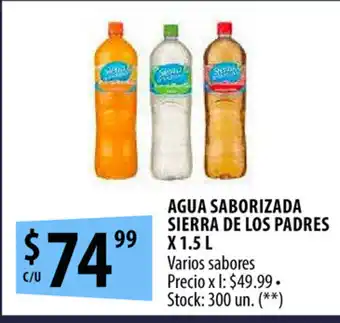 Punto Mayorista Sierra de Los Padres Agua Saborizada x 1.5L oferta