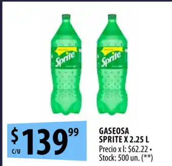 Punto Mayorista Sprite Gaseosa x 2.25L oferta