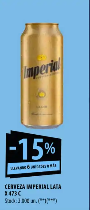 Punto Mayorista Imperial Cerveza Lata x 473c oferta