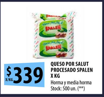 Punto Mayorista Spalen Queso Por Salut Procesado x kg oferta