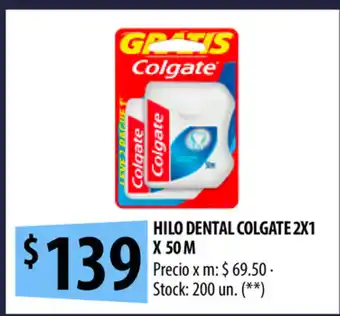 Punto Mayorista Colgate Hilo Dental 2x1 x 50m oferta
