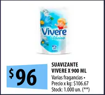 Punto Mayorista Vivere Suavizante x 900ml oferta