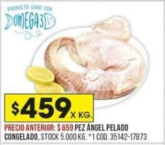 Coto Pez Ángel Pelado Congelado oferta
