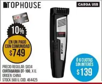 Coto Top House Cortabarba DT-100 oferta