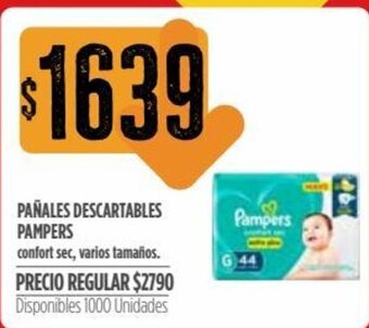 Supermercados Vea Pañales Descartables Pampers oferta