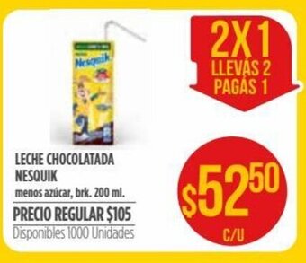 Supermercados Vea Leche Chocolatada Nesquik 200ml oferta