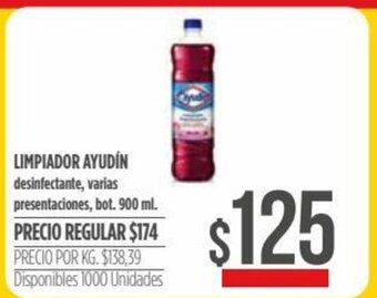 Supermercados Vea Limpiador Ayudín 900ml oferta